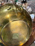 Round Brass Asian Style Bowl