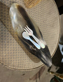 Pair of Mother-Of-Pearl Small Fork and Spoon