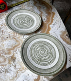 Schonfeld Kiln Pair of “El Verde” Plates