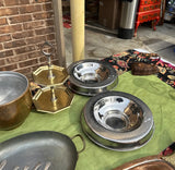 Copper Champagne and Caviar Serving Set of 26