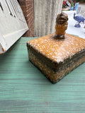 Small Ceramic Box With Bird Top