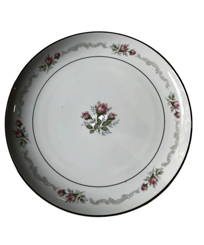 1970s Large Ceramic Floral Platter