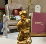 Small Gold Venus De Milo Ceramic Sculpture