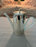 Ceramic Tea Pot With Silver Felted Cover and Lid