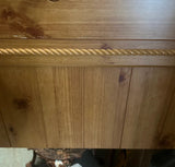 Full Size Panel Wood Carved Headboard