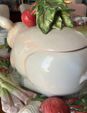 Fitz and Floyd French Market, Pig Tureen With Lid and Handle