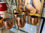 Collection of Copper Moscow Mule Cups- Set of 7