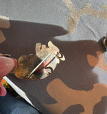 Small Silver Armadillo Pin