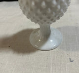 Milk Glass Abstract Water Drop Vase