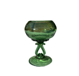 Viking Princess Flowerlite Emerald Glass Cup