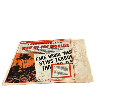 Orson Wells- War of the Worlds Vintage Vinyl
