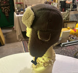 Vintage Colombia Brown Winter Trapper Hat