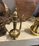 Vintage Brass Etched Teapot