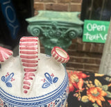 Ceramic Painted Portuguese Botijo/Vase
