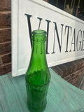 Vintage Mexican Yoli Green Glass Bottle