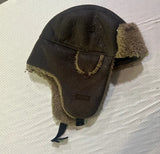 Vintage Colombia Brown Winter Trapper Hat