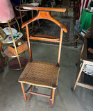 1970s Wooden Italian Valet Collapsible Chair