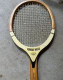 Vintage Collection of Miscellaneous Wooden Tennis Rackets With Guard and Cover