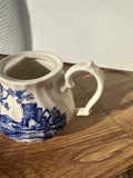 Small Asian Ceramic Blue and White Teapot