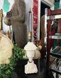 Neoclassical Grecian Distressed Urn Table Lamp
