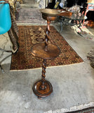 Barley Twist Antique Brass Cigarette Cigar Stand