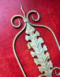 Gold Metal Detailed Wall Hanging Plate Holder