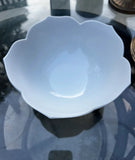 Vintage Ceramic White Lotus Bowl