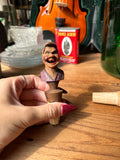 Pair of Wooden Carved Italian Wine Corks
