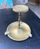 Small Vintage Brass Spiral Ashtray