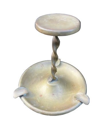 Small Vintage Brass Spiral Ashtray