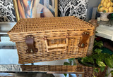 Large Handmade Wicker Picnic Basket