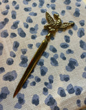 1970s Classic Brass Eagle Envelope Opener, Desk Accessory