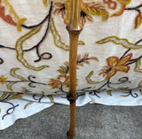 Vintage Hand Carved Wooden Bamboo Cane