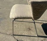 Vintage Gray Abstract Coalesse Steelcase Accent Chair