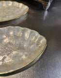 Mother of Pearl Pair of Shell Design Plates