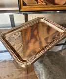 Large Collection of Silver Petite Serving Trays for Party- Set of 15