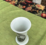 Ceramic Small Vase With Hand Painted Details