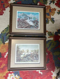 Pair of Civil War Framed Prints