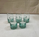Collection of Blue Ombré Lowball Glasses- Set of 5