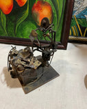 Joesph Romano "The Attorney" Copper and Brass Sculpture, Signed by Artist
