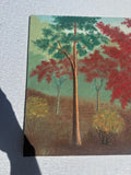 Colorful Trees and Foliage Landscape Painting on Canvas