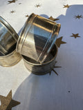 Silver Metal Napkin Rings- Set of 4