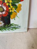 Boho Vintage Bright Flowers, Painting