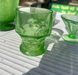 Instant Collection of Light Green Glass Vases- Set of 4
