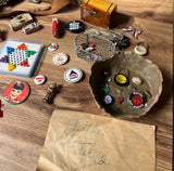 Large Instant Collection of Miniature Children's Toys, Collectables, and Handwritten Note