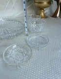 Instant Collection of Glass Serving Bowls and Trays- Set of 9