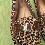 Pair of Leopard Print Ralph Lauren Loafers