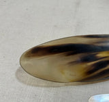Horn Carved Bowl and Mother of Pearl Utensils Collection- Set of 3