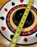 1970s Fitz and Floyd Poker Night/Game Night Ceramic Plate