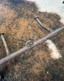 Vintage Cast Iron Wall Hanging Coat/Hat Rack With Fun Design